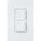 Lutron Lutron Maestro White 250 W Fan/LED Dimmer Switch 1 pk MACL-LFQH-WH - alternate 1